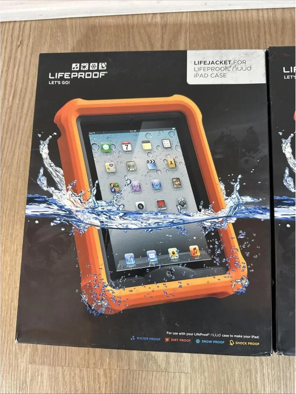 LifeProof LifeJacket apple iPad Case (2 Orange) + iPad Mounting Cradle Holder